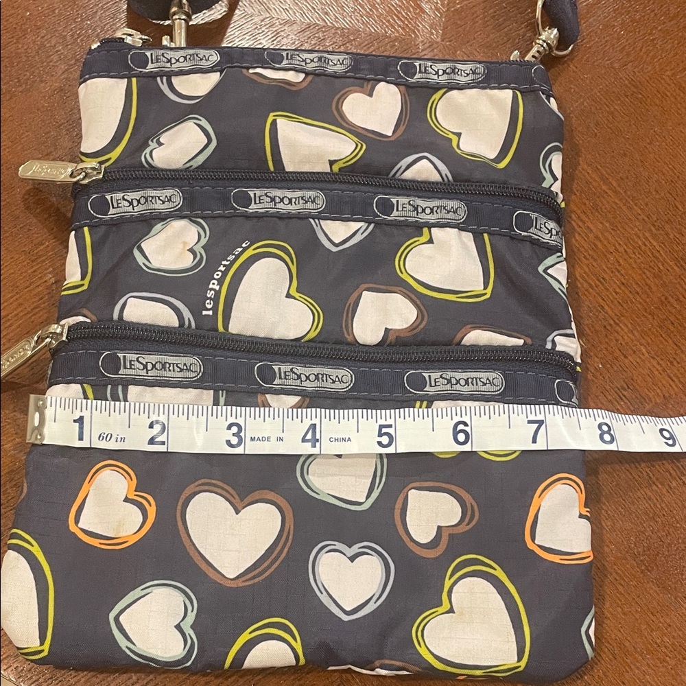 LeSportsac Multicolor Heart Crossbody Bag